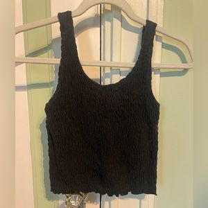 Hollister | Tank Top | Black | Cropped | Small